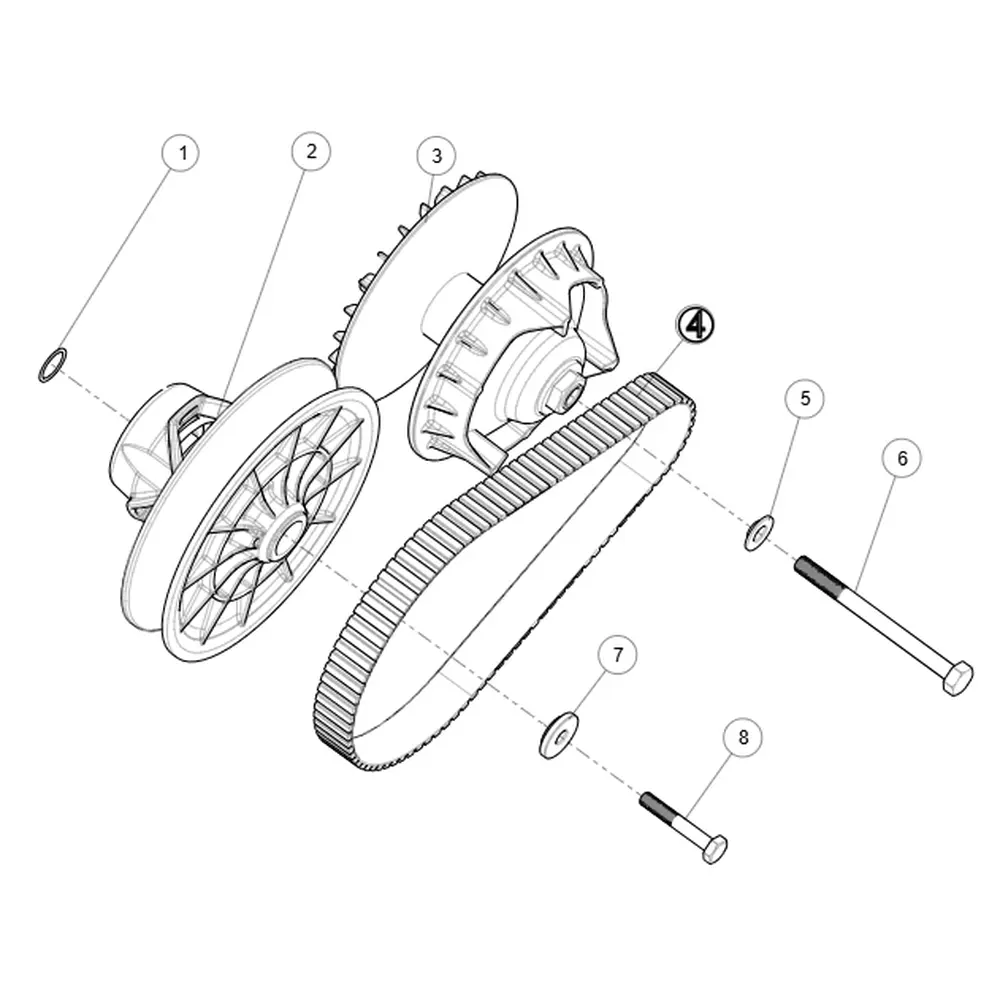 Ремінь варіатора RP52-4182-C ATV SEGWAY SNARLER AT5L (AT6L 2026